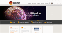Desktop Screenshot of olimpustecnologia.com.br