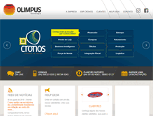 Tablet Screenshot of olimpustecnologia.com.br